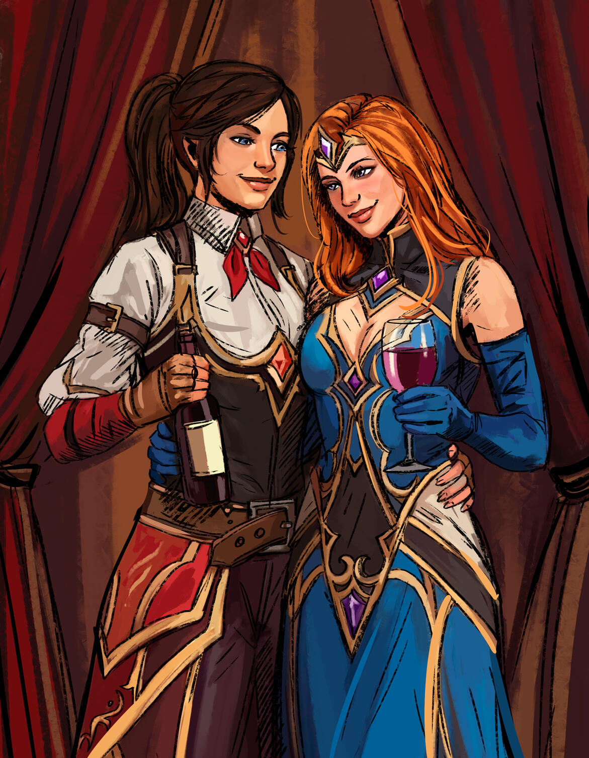At the Gala, by Redreart