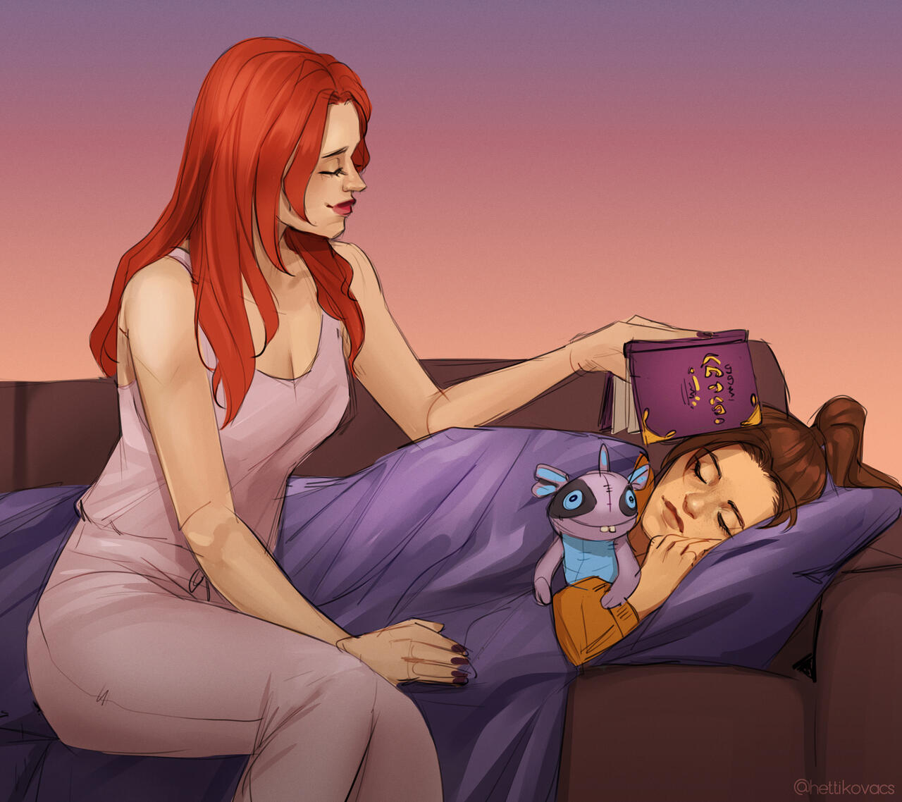 Too much reading, by Hettikovaks