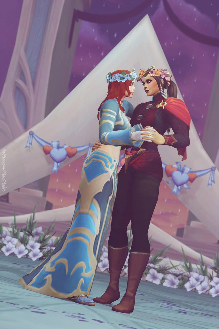 Dancing at the Wedding, by Maomakes