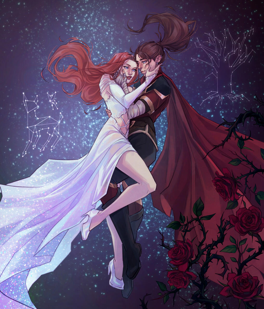Starbound Lovers, by Zelyphia