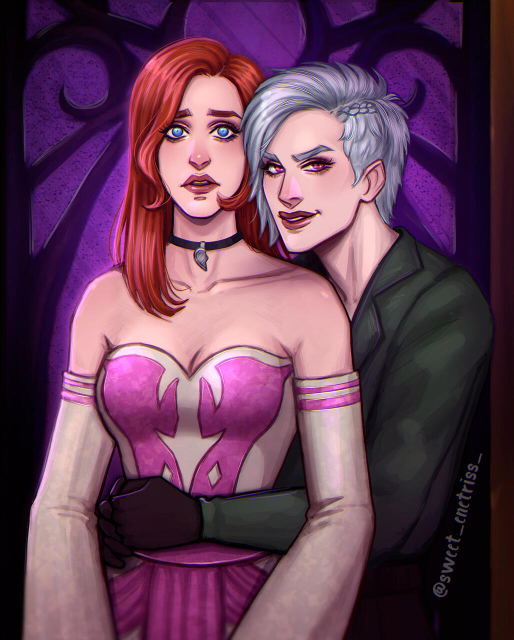 Adrienne and Auxelie for a Hallow's End Play, by Sweet Enetriss