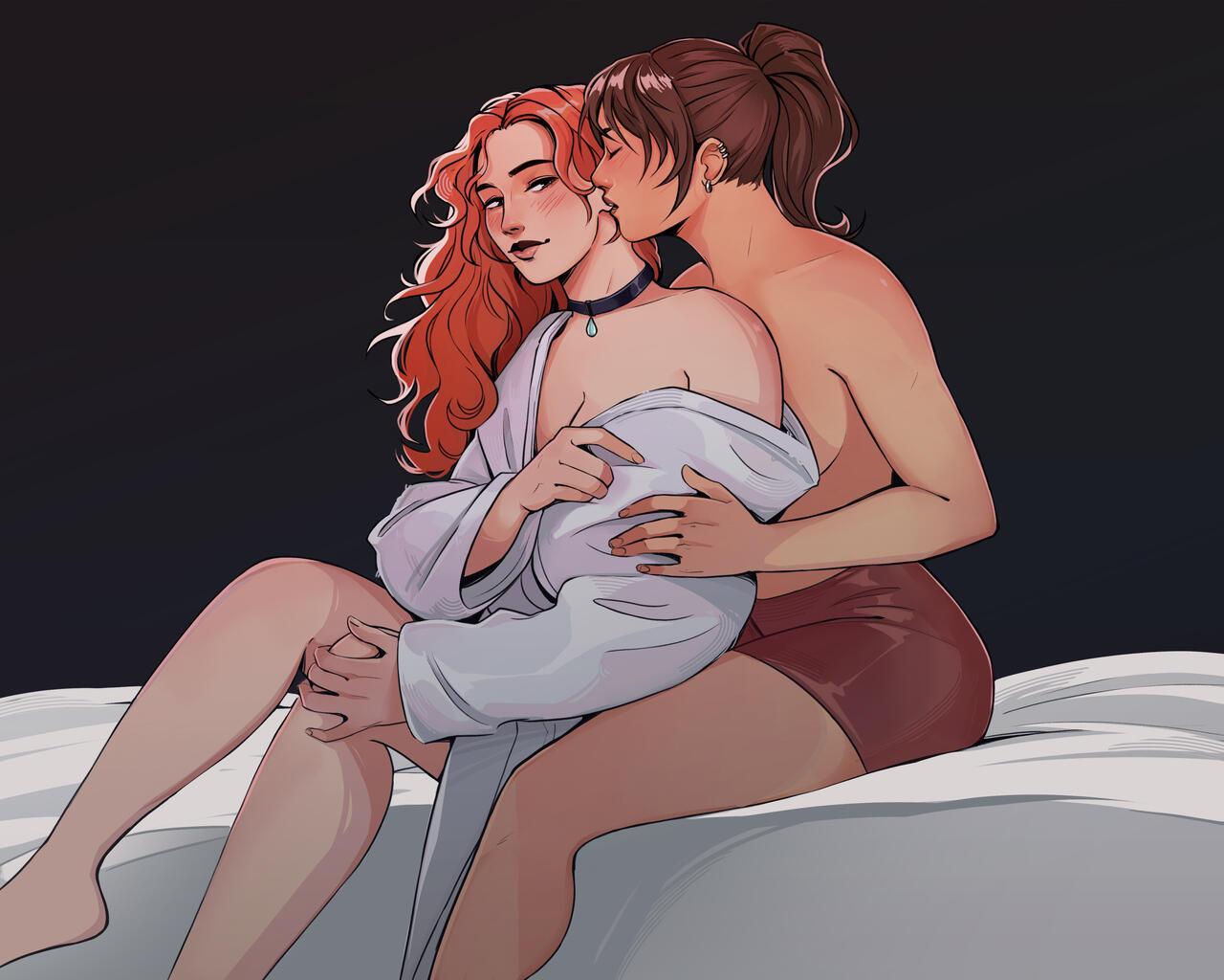 Cozying up together, by @loumakesspice